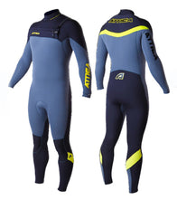 Load image into Gallery viewer, Attica Alpha 3/2 Ash/Black/Yellow Wetsuit