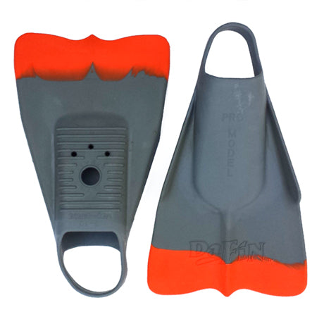 DaFin Bodysurfing fins Grey Orange